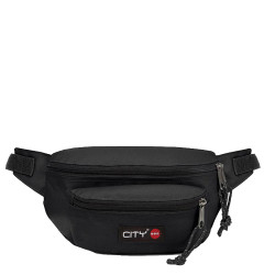 City Big 90175 τσαντάκι μέσης διπλό black is back
