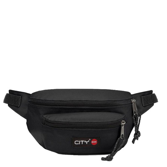 City Big 90175 τσαντάκι μέσης διπλό black is back