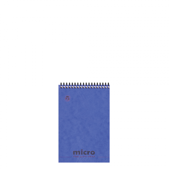 Τυποτράστ 4605α micro μπλοκ σπιράλ No2α 9X15 2 θεμάτων μπλε