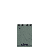 Τυποτράστ 4605α micro μπλοκ σπιράλ No2α 9X15 2 θεμάτων γκρι