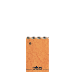 Τυποτράστ 4605α micro μπλοκ σπιράλ No2α 9X15 2 θεμάτων καφέ