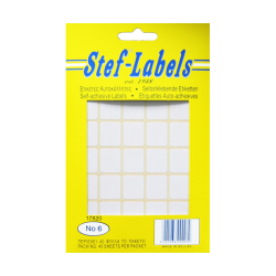 Stef Labels ετικέτες Νο6 17x20mm