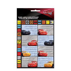 Gim Cars 772-16549 8 ετικέτες τετραδίων Stamps