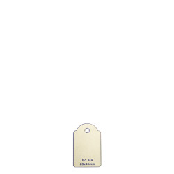 Stef Labels ετικέτες κρεμαστές Νο.A/4 28x43mm
