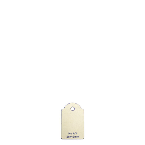 Stef Labels ετικέτες κρεμαστές Νο.A/4 28x43mm