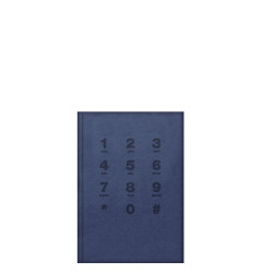 The Writing Fields 71004 ευρετήριο τηλεφώνων Ελληνικό 11x17 cm 256φ μπλε