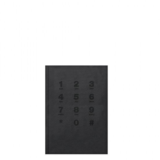 The Writing Fields 71004 ευρετήριο τηλεφώνων Ελληνικό 11x17 cm 256φ μαύρο