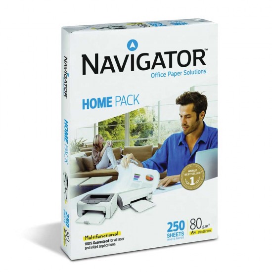 Navigator Home Pack NVG330961 χαρτί φωτοαντιγραφικό Α4 80γρ. 250φ. λευκό