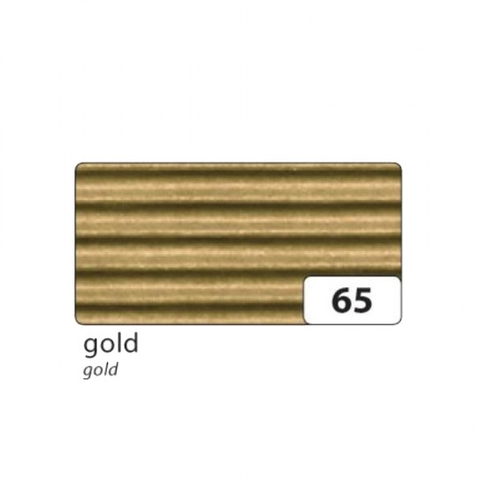 Folia 106065 χαρτόνι οντουλέ 50x70cm χρυσό