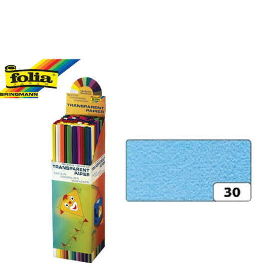 Folia 830.881 χαρτί χαρταετού 70x100 cm γαλάζιο