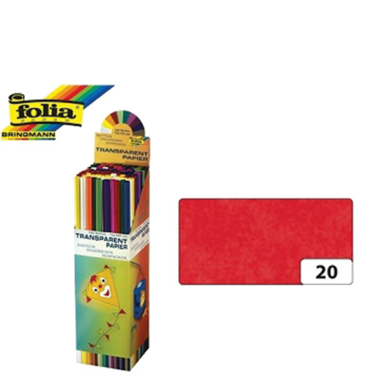 Folia 830.881 χαρτί χαρταετού 70x100 cm κόκκινο