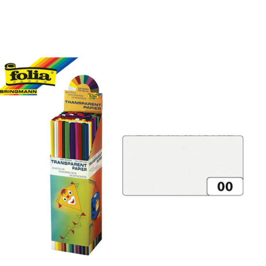 Folia 830.881 χαρτί χαρταετού 70x100 cm λευκό