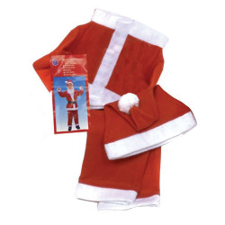 Xmas fest 93-1519 στολή παιδική Άγιος Βασίλης 4-7ετών 1,30ύψος