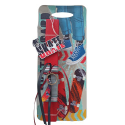Ζήβας 41-3132 λαμπάδα με καδράκι plexiglass skateboard