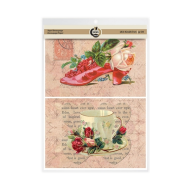 Skag Deco ριζόχαρτο decoupage 2 σχεδίων A3 Τριαντάφυλλα