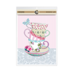 Skag Deco ριζόχαρτο decoupage 2 σχεδίων A3 Φλιτζάνια