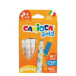 Carioca baby 42813 μαρκαδόροι 6 τμχ