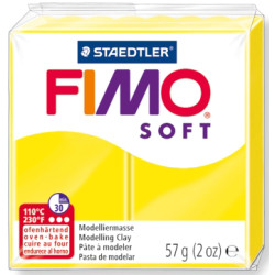 Fimo Soft πολυμερικός πηλός Lemon 10
