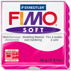 Fimo Soft πολυμερικός πηλός Raspberry 22