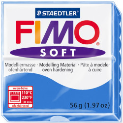 Fimo Soft πολυμερικός πηλός Pacific Blue 37