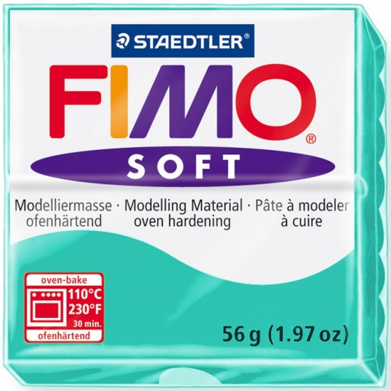 Fimo Soft πολυμερικός πηλός Pepermint 39