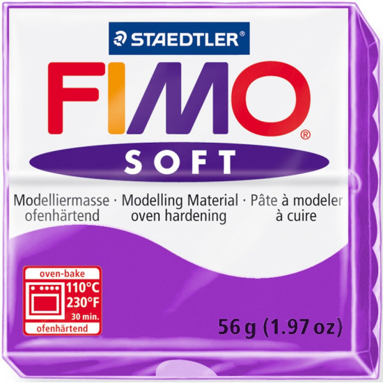 Fimo Soft πολυμερικός πηλός Purpur Violet 61