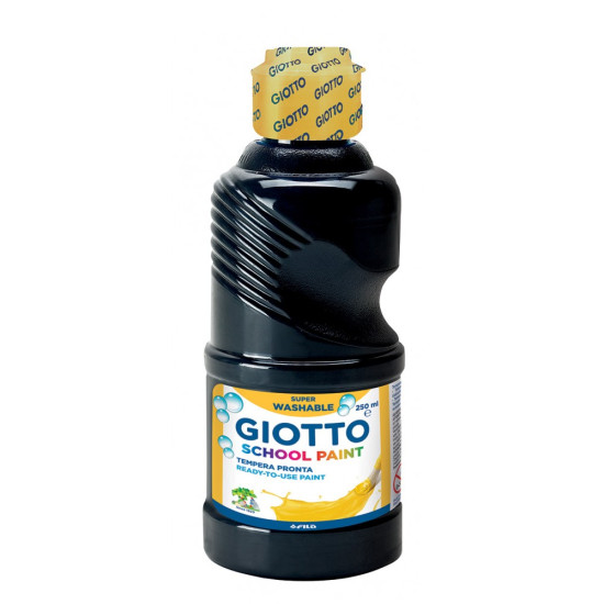 Giotto Schoolpaint τέμπερα έτοιμη 250ml μαύρη