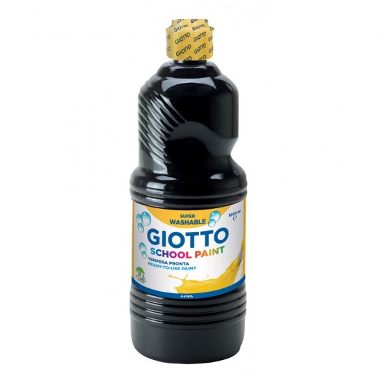 Giotto Schoolpaint τέμπερα έτοιμη 1000ml μαύρη