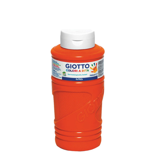 Giotto 536005 δακτυλομπογιά 750ml πορτοκαλί