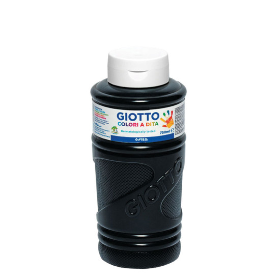 Giotto 536024 δακτυλομπογιά 750ml μαύρο