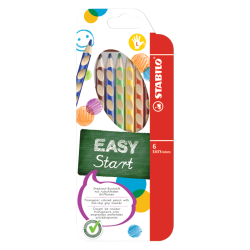 Stabilo 331/6 EASYcolors left ξυλομπογιές για αριστερόχειρες 6 τμχ