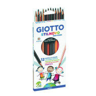 Giotto 257400 stilnovo skintones ξυλομπογιές 12 χρμ