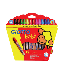 Giotto bebe 466500 ξυλομπογιές και ξύστρα 12 τμχ