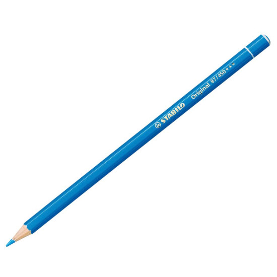 Stabilo Original 87/450 ξυλομπογιά cyan blue