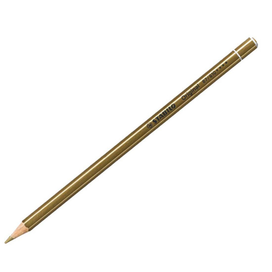 Stabilo Original 87/810 ξυλομπογιά gold
