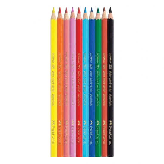 Faber Castell 111212 ξυλομπογιές κλασικές 12 χρώματα